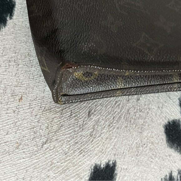 Louis Vuitton Brown Monogram Zip Pouch Clutch - Picture 13 of 16
